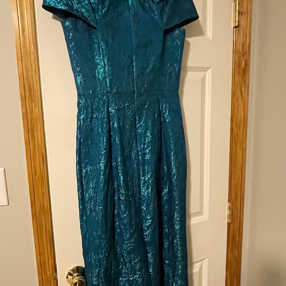 Teri Jon teal gown